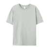 Simple Solid Color 180G Cotton Round Neck Short Sleeve T-Shirt